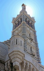 Fototapeta premium Basilika Notre-Dame de la Garde in Marseille