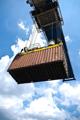 container box in cargo operation