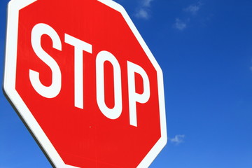 Stopschild in Deutschland