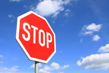 Stopschild in Deutschland