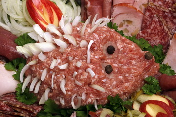 Aufschnitt, Partyplatte, Büffet
