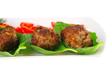 grilled french meat balls