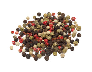 Closeup of mixed pepper