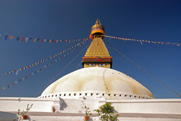 Stupa of Boudhanath, Kathmandu Nepal