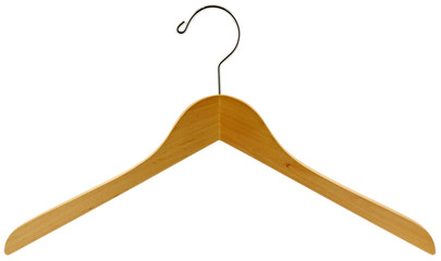 cintre bois, fond blanc