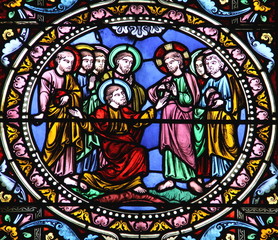 Vitrail, Cathédrale Saint Julien, Le Mans