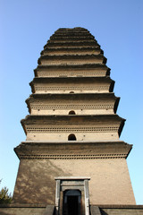 small wild goose pagoda xian china © birdmanphoto