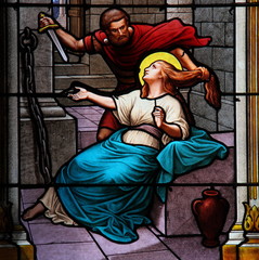 Le martyre de Sainte Eugénie
