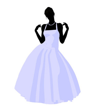 recommend clip art: Wedding Bride Silhouette