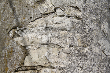 Gut Lihula/ Estland - Struktur der Mauer