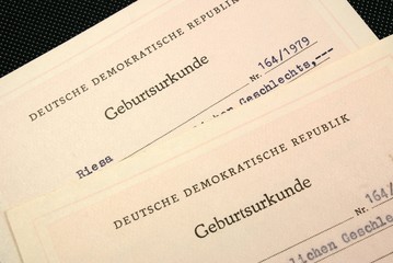 Geburtsurkunde