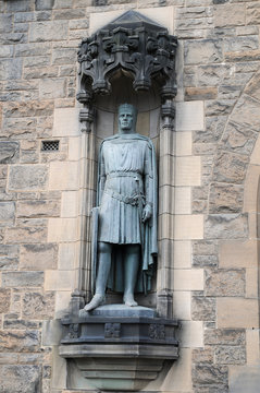 Statue Of Robert The Bruce, Edinburgh Castle, Scotland