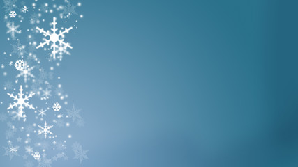 Fototapeta na wymiar Christmas blue background