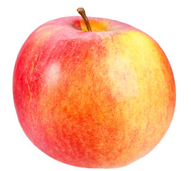 Single a red-yellow apple