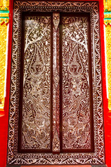 Thai Temple Door