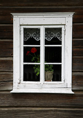 Rural house window