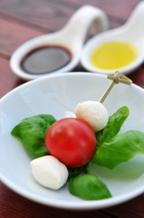 Mozzarella, Balsamico, Tomate