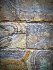 Obraz premium kolorowy kamienny mur