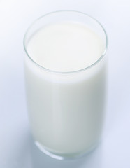 Glass of Fresh Healthy Milk