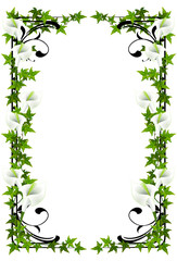 Obraz premium Lilienrahmen (mit Clippfad)