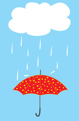 umbrella in the rain