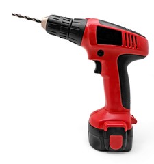 Red Cordless Drill