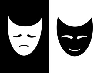 theatrical masks