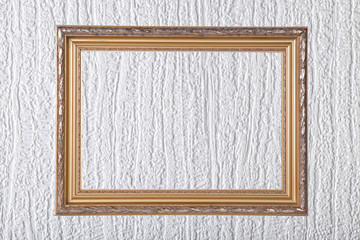 Fototapeta premium frame over the wall background