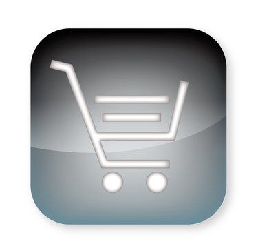 Einkaufswagen App Button