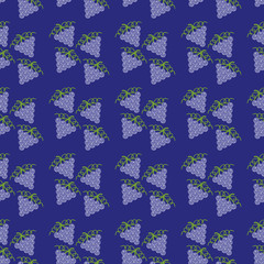 seamless background with grape