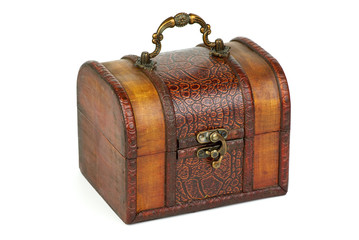 Closed wooden chest