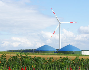 Alternative Energien - Biogas & Windenergie
