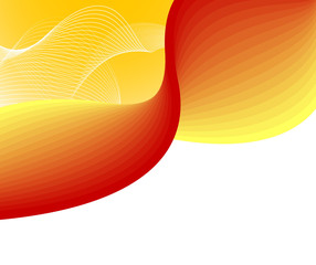 Sunny warm summer wave