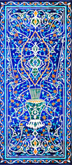 Traditional ornament of ceramics at the mosque