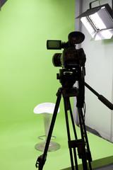 close up of video camera