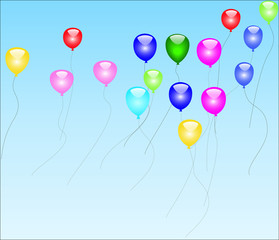 fliegende Luftballons