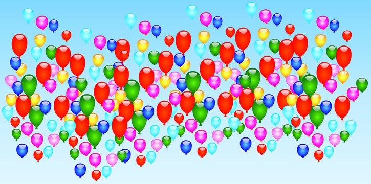 fliegende Luftballons
