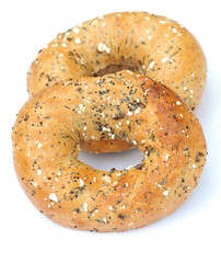 freshly toasted bagels