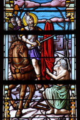 Obraz premium Vitrail, Batz sur Mer