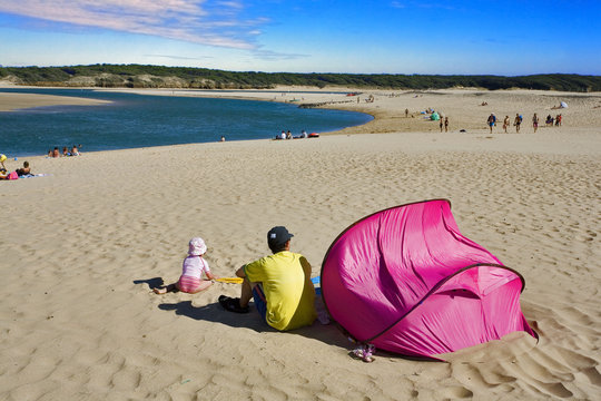 france,85,jard sur mer : plage du veillon