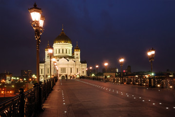 Fototapeta na wymiar Temple of Christ Our Saviour in Moscow