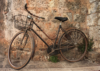 Fototapeta na wymiar Porzucony rower