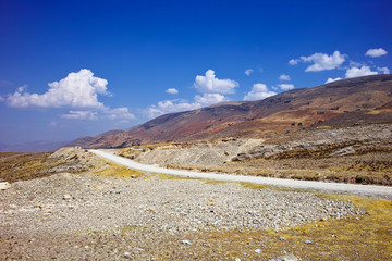 Straße in den Anden / Peru