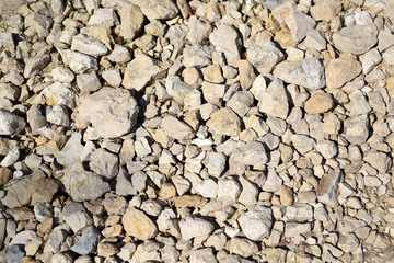 Abstract background with small stones