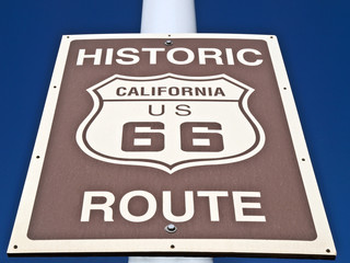 Historic Route 66 Street Sign