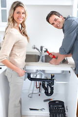 Fototapeta premium plumber