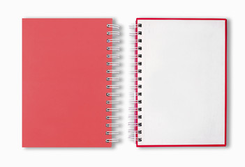 Red Blank Note Book