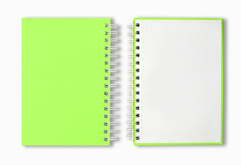 Green Blank Note Book