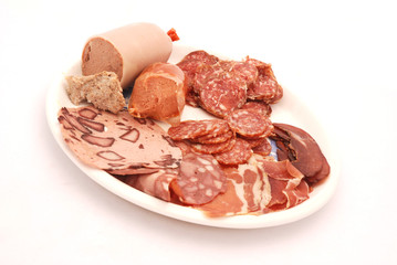 German cold meat platter