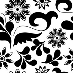 Motif floral sans soudure